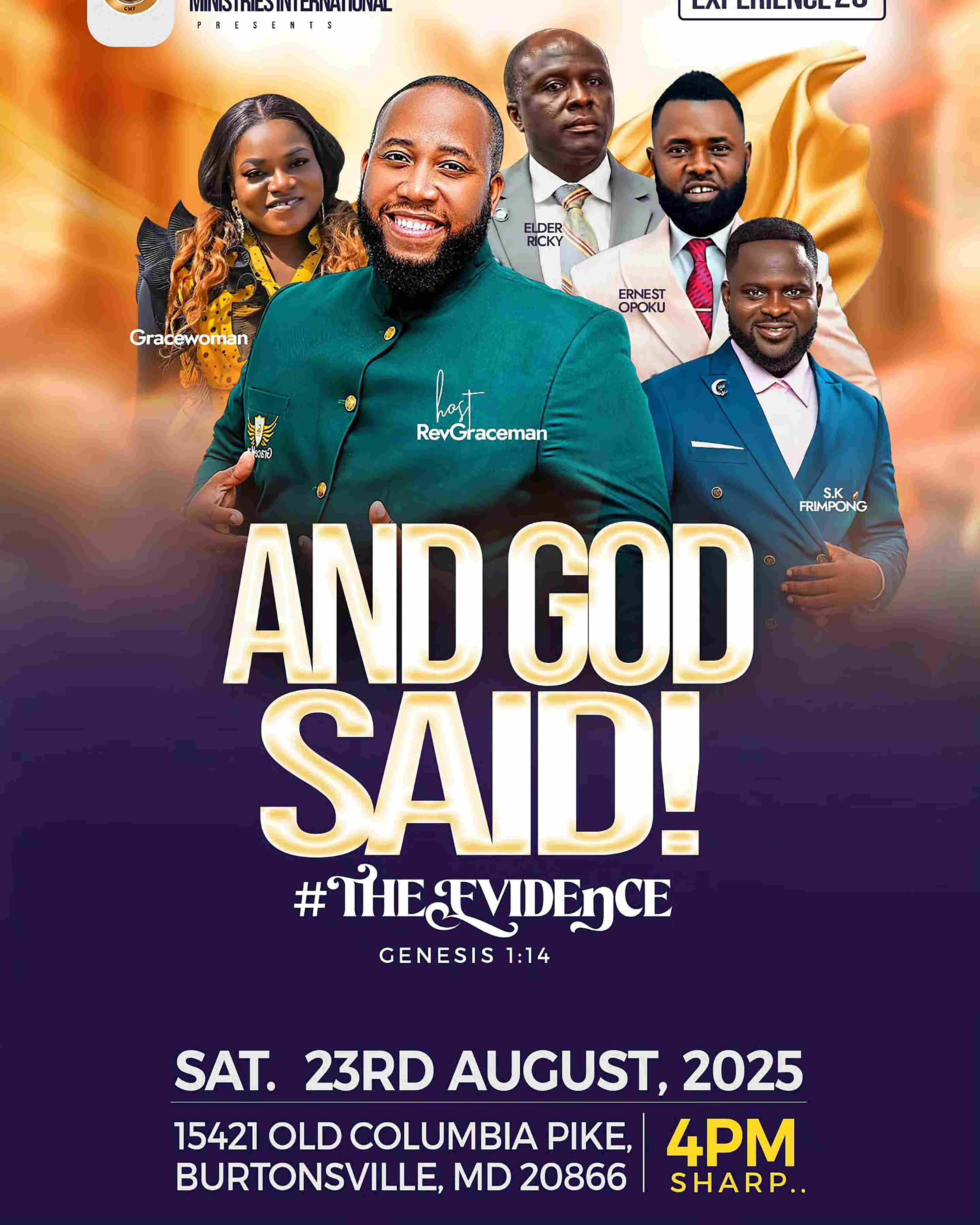 And God Said 2025 By Rev. Graceman